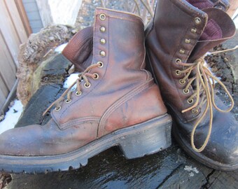 Logging boots | Etsy
