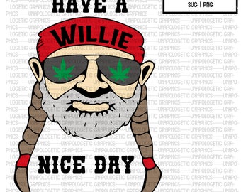 Willie nelson svg | Etsy