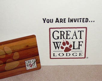 Great Wolf Lodge Birthday Party Invitation Digital Printable