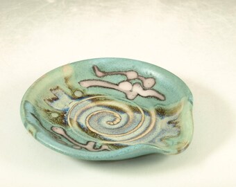 Spoon rest - wheel thrown pottery
