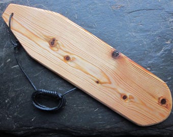 Natural Wood Bullroarer - Pine - Protects Against Negativity.