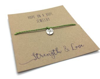 Ginkgo Bracelet - Sterling Silver Ginkgo Bracelet - Cord Bracelet - Love Bracelet - Strength Bracelet - Silver Ginkgo Bracelet - Simple