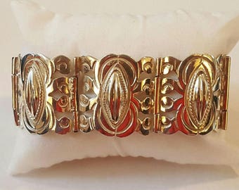 Vintage Sterling Silver Linked Taxco Bracelet
