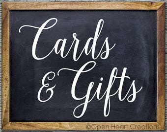 Wedding Cards and Gifts Decal | Wedding Card Box | Wedding Decals | Wedding Decor | DIY Wedding | Wedding Signs | Wedding Gift Table WS0002
