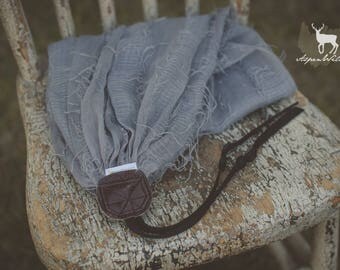 Gray Fray Camera Strap