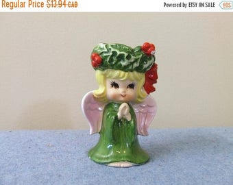 50% OFF Lefton Angel Tea Light Candle Holder - Ceramic Japan Christmas Xmas Kitschmas Kitsch