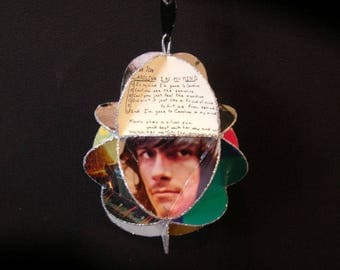 James Taylor Egg Shaped Album Cover Ornament Made Of Record Jackets