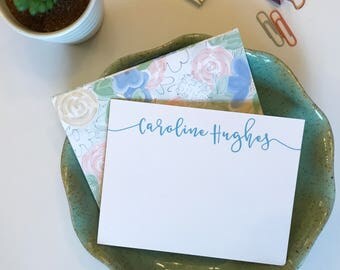 Personalized stationery set, custom stationary, custom stationery, personalized notecards, gifts for teachers, personalized gift