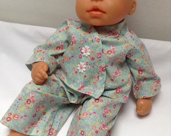 Dolls Clothes 14 - 15 inch (36 - 38 cm) Pyjamas To fit Corolle Mon Bebe Classique, My First Baby Annabell, Bitty Baby, Berengeur etc