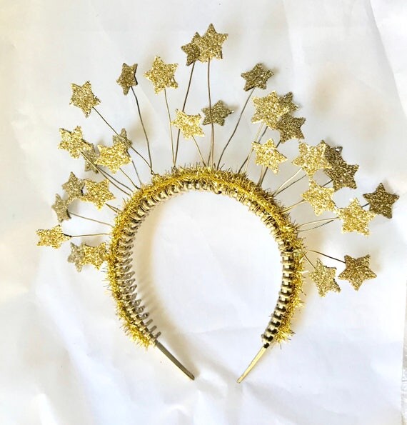 Gold Star Headband Tiara