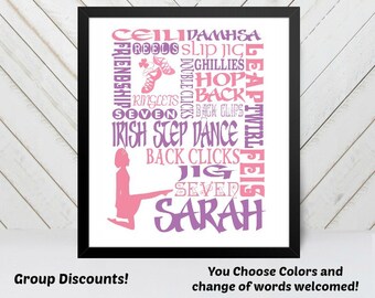Irish dance gifts, Irish Step Dance Gift, Irish gifts, Irish girl gifts, Irish dancer, dance sign, celtic dance, Irish decor,