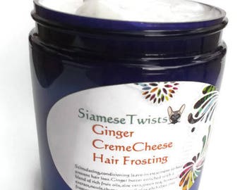 BACK IN STOCK!Ginger Cream Cheese Hair Frosting,natural hair moisturizer,hair growth,curl cream