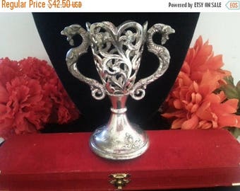 Now On Sale Vintage Dragon Vase, 1960's Goth Home Decor