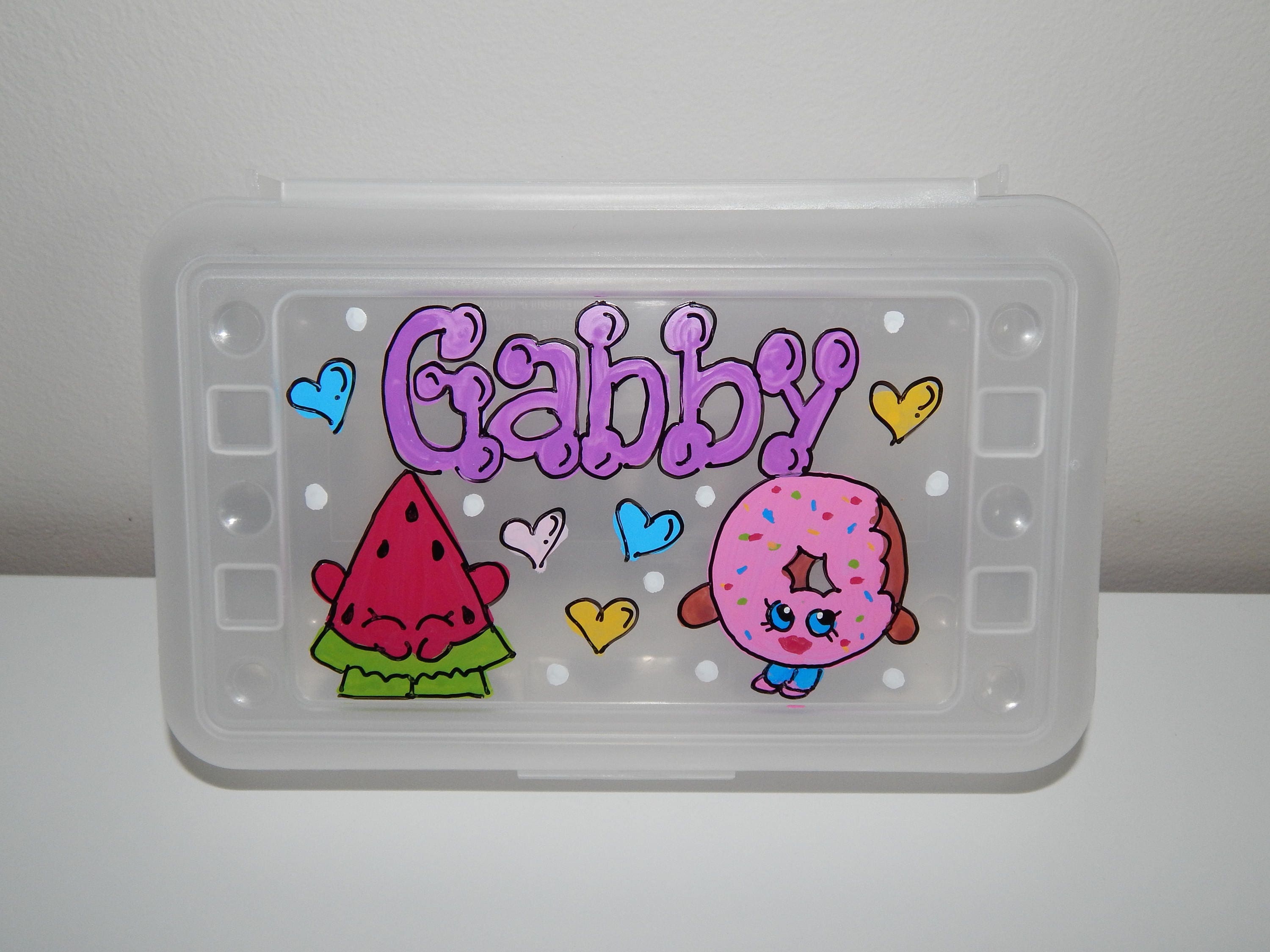 Personalized Pencil Box Hand Painted