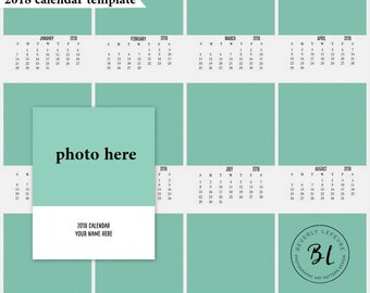 8 x 10 calendar | Etsy