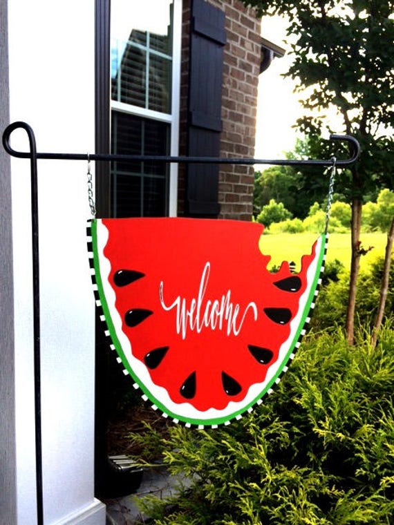 WATERMELON Garden Flag Summer Garden Flag Welcome Garden