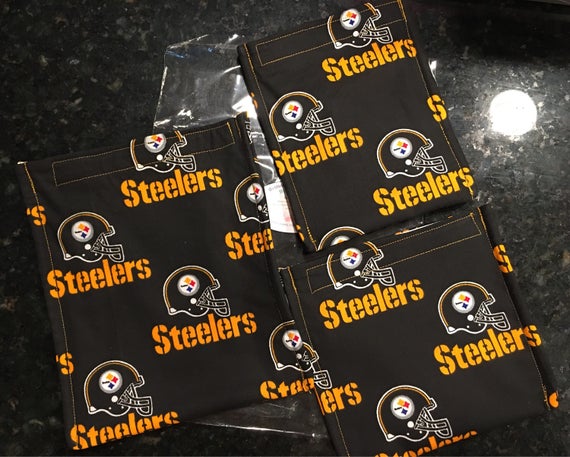 Items similar to Steelers reusable snack bags on Etsy