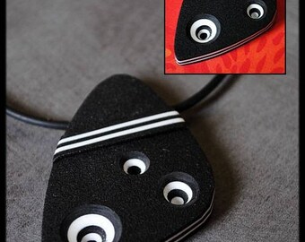 Black and white pendant modern polymer