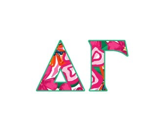 Delta Gamma sticker, DG computer decal, Sorority laptop sticker, Multiple sizes available, Indoor / Outdoor 3 year rated vinyl (1693)