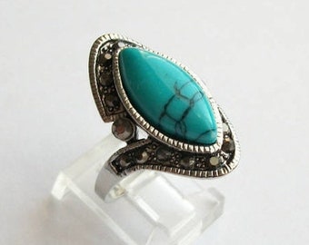Cock Tease Shave Vintage Turquoise Ring