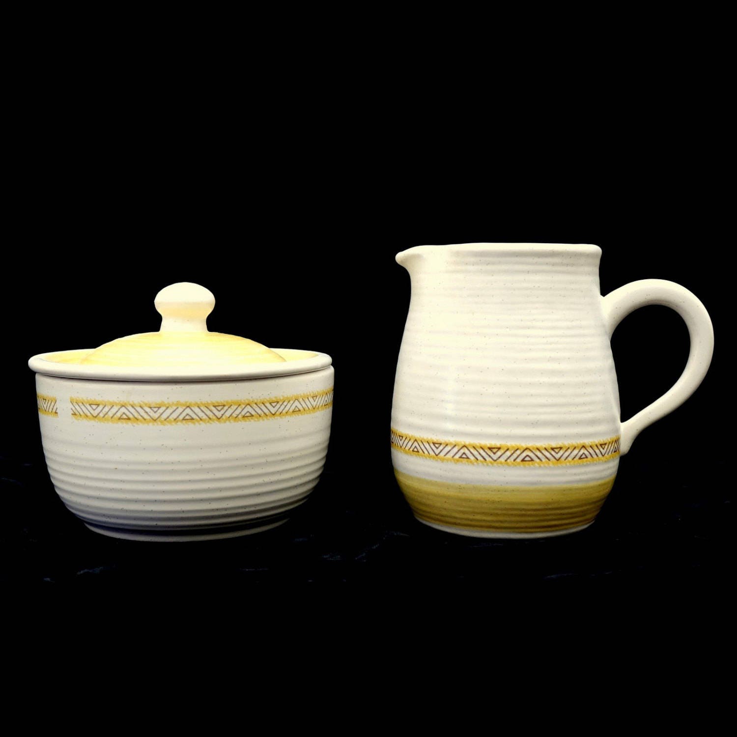 Franciscan Earthenware Sugar Creamer SetHacienda Gold Mid