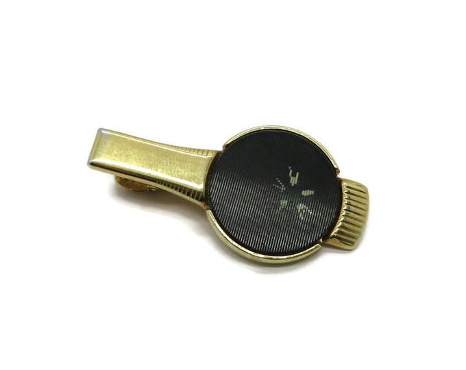 Anson Tie Clip, Vintage Men's Tie Clasp, Black and Gold Tie Bar, Star Tie Clip, Signed Anson Jewelry, Classic Tie Bar Anson Tie Clip, Vintage Men's Tie Clasp, Black and Gold Tie Bar, Star Tie Clip, Signed Anson Jewelry, Classic Tie Bar