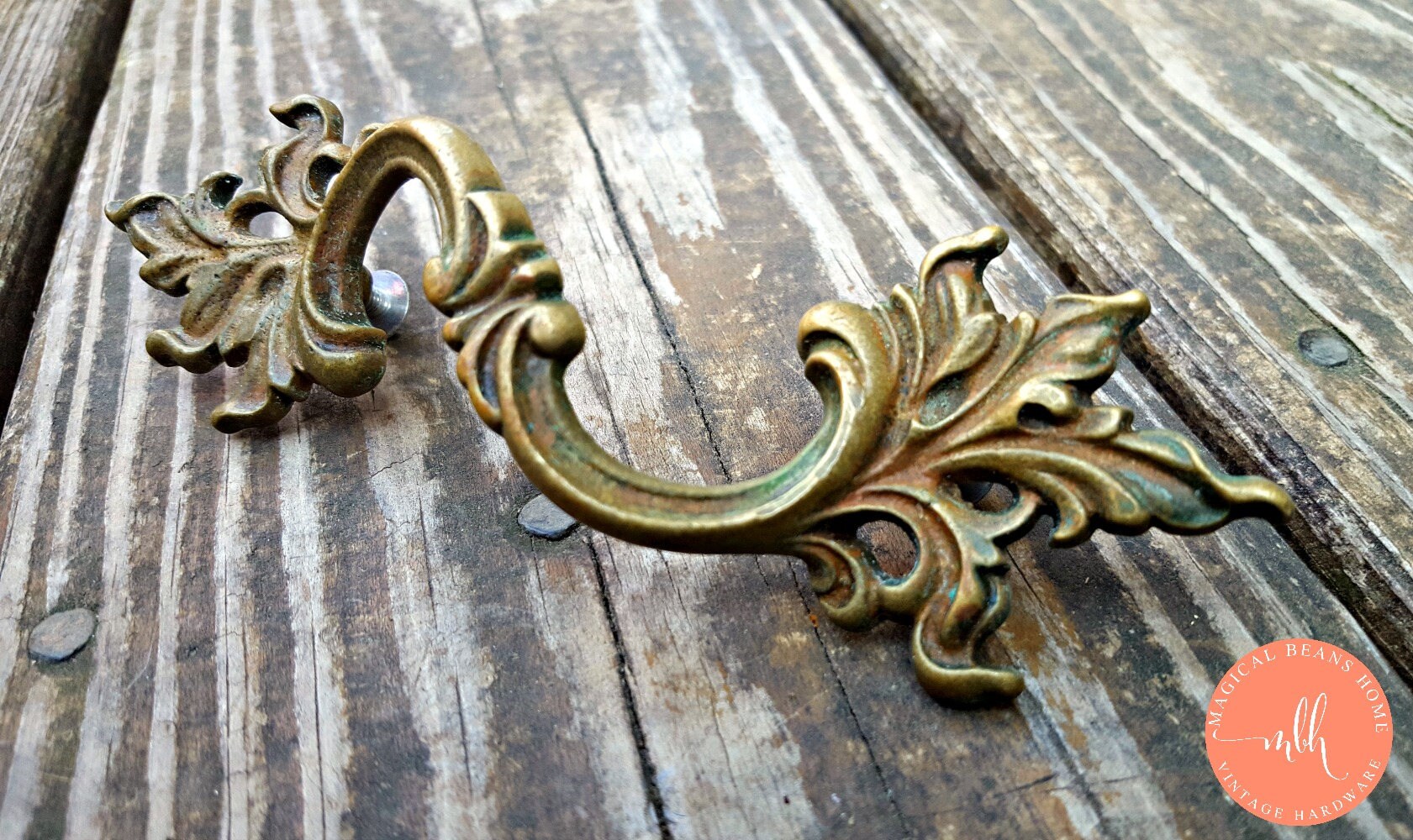 French Provincial Dresser Pulls Brass Drawer Pulls Keeler