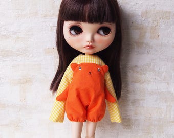 Blythe dress/ OBAKE dress07/cotton/by T-kuma66