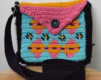 Geometric Crochet Purse