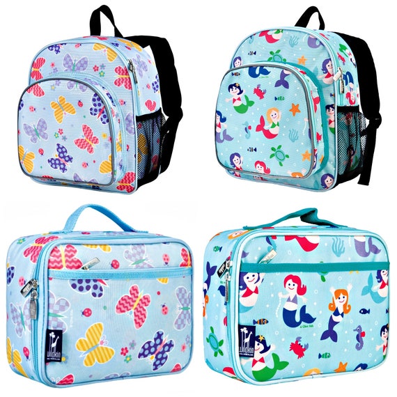 Personalized Backpack and Lunch Box Sets Butterfly Backpack
