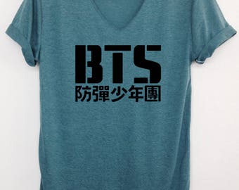 BTS Kpop tshirts boy band Korea Bangtan boys clothing