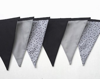 Fabric Banner- Fabric Bunting Flag- Room Decor