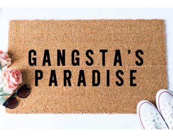 Paradise Doormat - Funny Doormat - Welcome Mat - Funny Rug - Reminder Rug - Funny Doormats - Sassy Doormat - Unique Doormat
