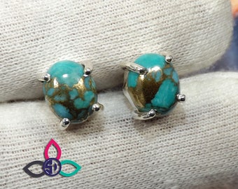 Origin 2034-2 - RESIN/ALUM EARRING - TURQUOISE