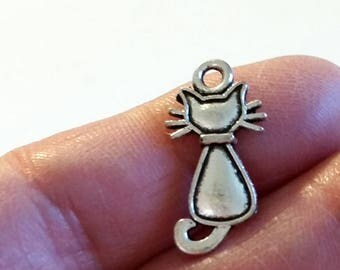 Cat charm - kitten charm - cat - kitten - animal charm - pet charm - feline charm - kitty - pussycat - pussycat charm - tabby