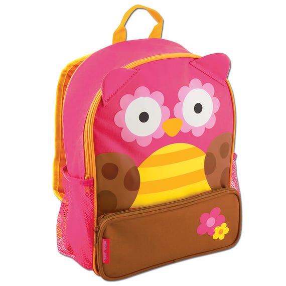 Personalized Stephen Joseph OWL Sidekick Backpack and Lunch Pal Combo.