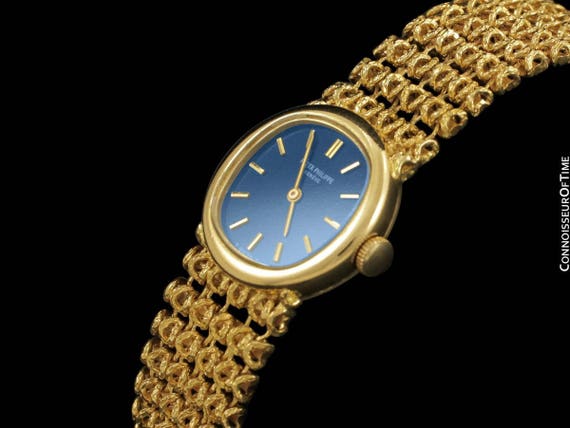 1973 Patek Philippe Ladies Vintage Bracelet Watch Ref. 4188/2, 18K Gold - Original Certificate