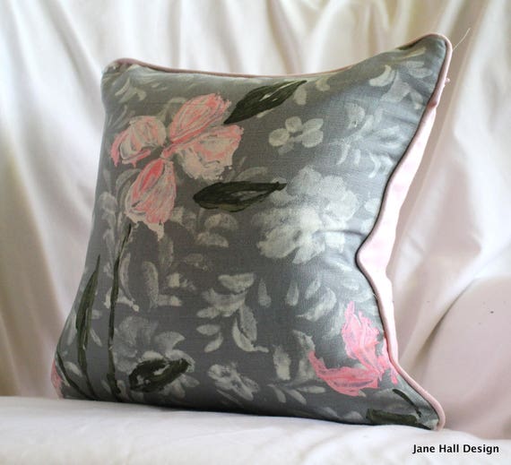 16x16 Romantic Style Quilted Decorative Pillow Cover Pink