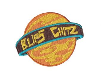 Blips and Chitz from Rick and Morty Embroidered Iron On Patch Iron on Applique