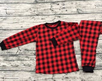Personalized Christmas Pyjamas, Pajamas for kids, Adults, Xmas, PJ's, plaid, buffalo plaid, striped, men, women, children, bedtime, night