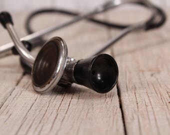 Vintage Stethoscope - Medical Stethoscope - Stethoscope for Nurses - Doctor Tool - Vintage medical instrument - Old Stethoscope