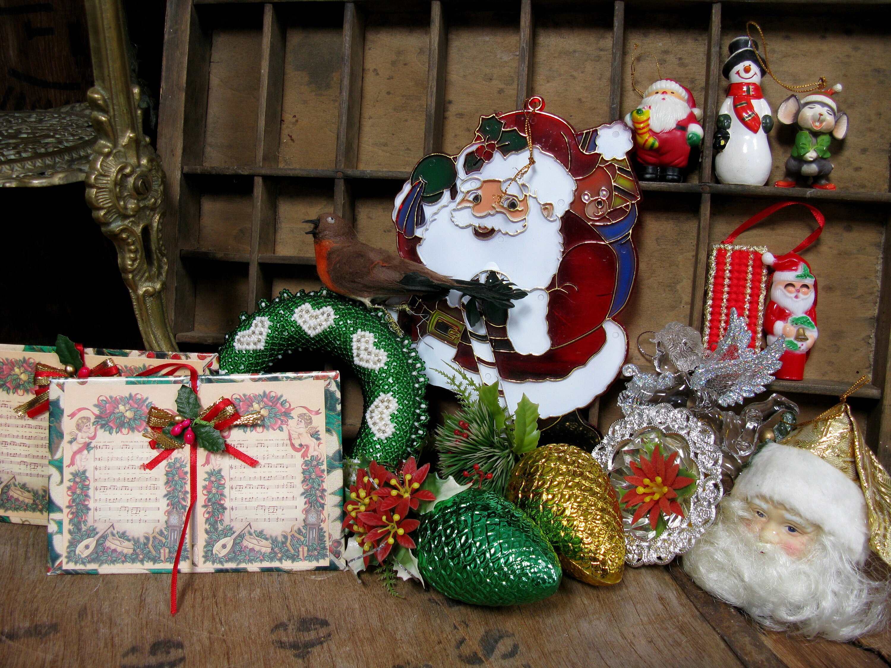 a set of 1970s christmas decorations and baubles kitsch a set of 1970s christmas decorations and baubles kitsch