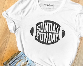 Sunday Funday, football, sunday funday shirt, football t-shirt, football mom, game day shirt, gift for her, sunday funday tank, S017