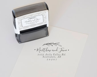 Custom Address Stamp, Wedding Address Stamp, Return Address Stamp, Self Inking Address Stamp, Self Ink Address Stamp, Housewarming Gift