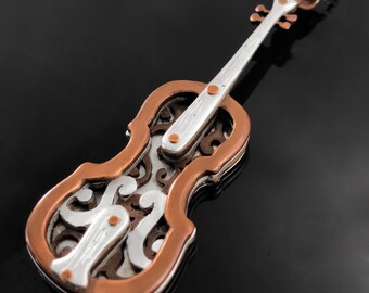Violin necklace - Music necklace - Orchestra necklace - Instrument necklace - Musician necklace