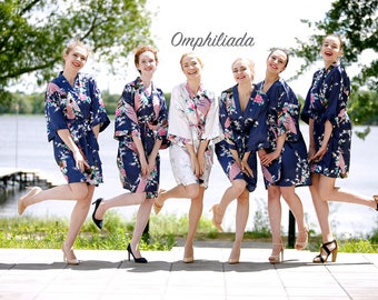 set of 9 bridesmaid robes