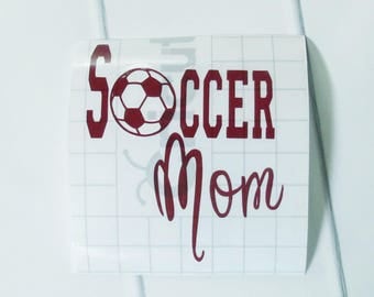 Custom Decal for Tumbler - Soccer Mom Decal - Decal for Yeti Cup - Soccer Mom - Soccer Mom Cup - Custom Decal - Custom Sticker