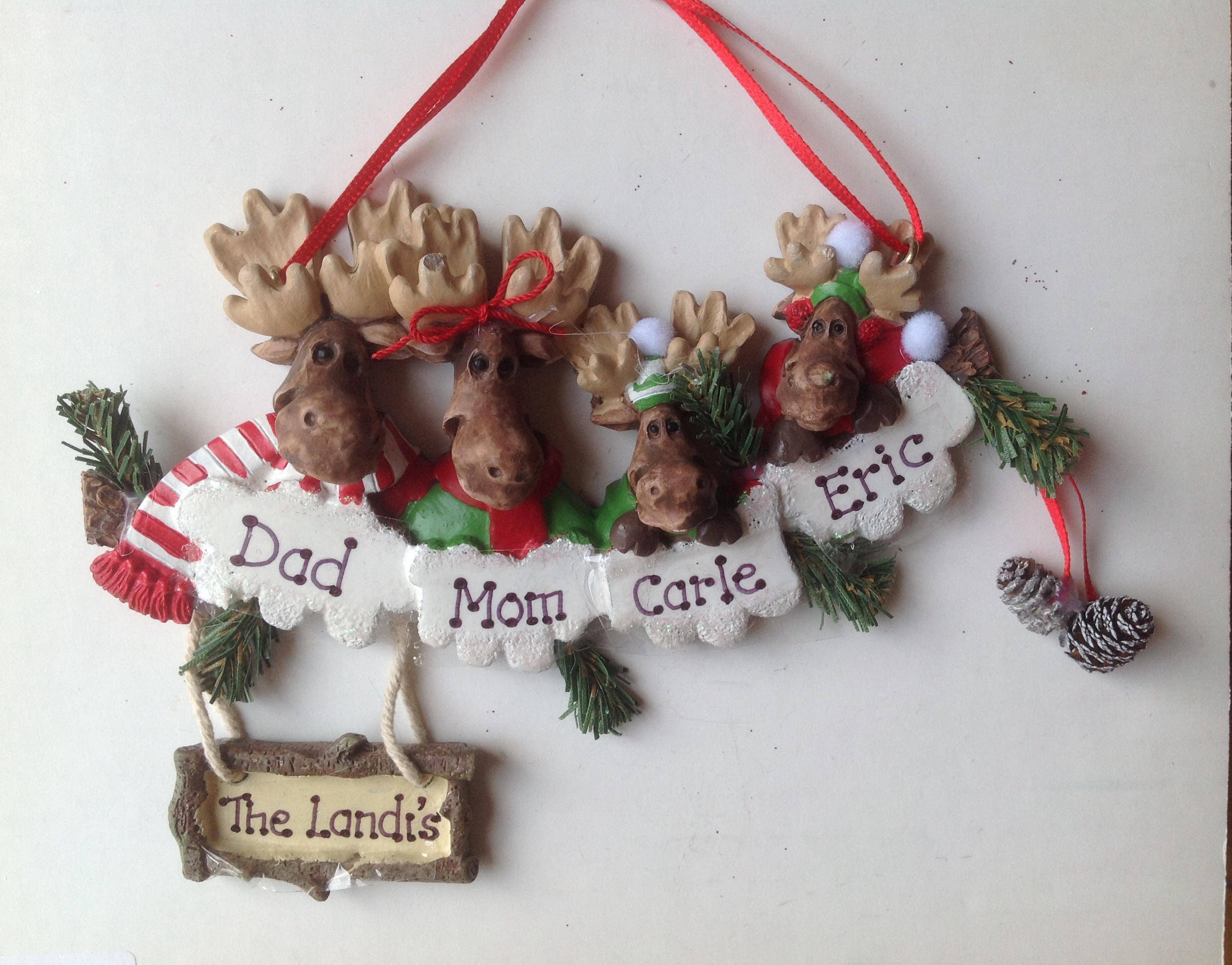 Personalized Family Christmas Ornament Custom Made with ...