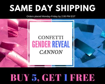 Gender Reveal Cannon | Gender Reveal Ideas| Gender Reveal Party| Gender Reveal Confetti Cannon| Gender Reveal Ball Alternative| Popper