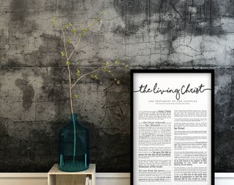 The Living Christ Print- LDS- Various Sizes